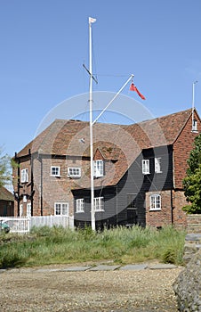 Sailing clubhouse at Bosham. Sussex. England