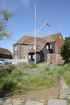 Sailing clubhouse at Bosham. Sussex. England