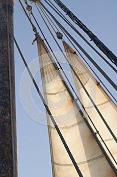 Sailing at Curacao