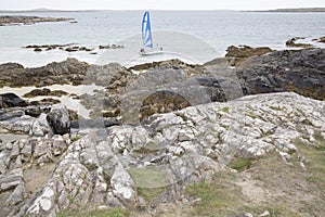 Sailing at Dogâ€™s Bay, Roundstone; Connemara