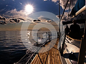 Sailing at Dusk