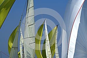 Sailing in Good Wind / sails background