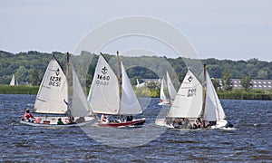 Sailing at the kaag