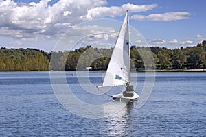 Sailing on the lake