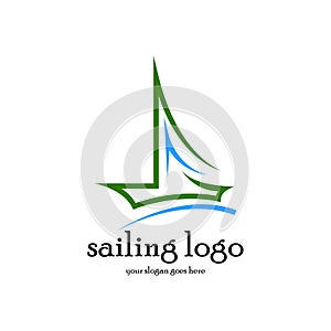 Sailing Logo Vector