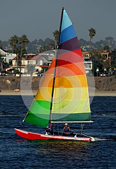 Sailing in Mission Bay