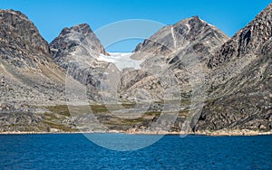 Sailing north of Nuuk, Greenland