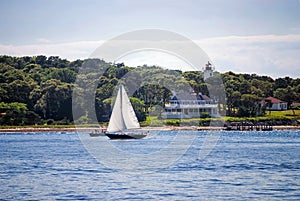 Sailing off Cape Cod