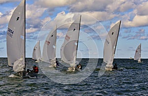 Sailing on the open water