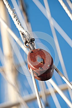 Sailing Pulley Block photo