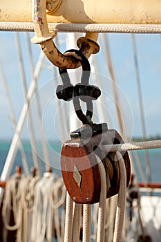 Sailing Pulley Block photo