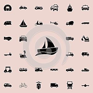sailing regatta icon. transport icons universal set for web and mobile