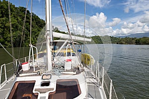 Sailing in Rio Dulce - Guatemala