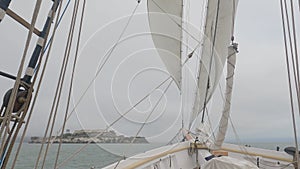 Sailing from Sausalito on Boat Mathew Turner