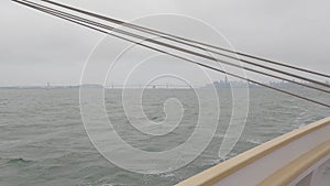 Sailing from Sausalito on Boat Mathew Turner