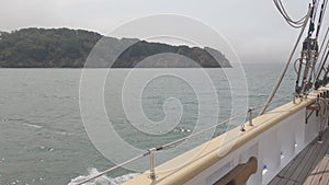 Sailing from Sausalito on Boat Mathew Turner