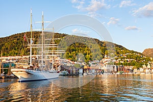 Sailing ship in Bergen