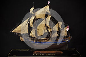 Sailing ship - Bounty wooden antique model building