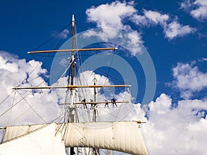 Sailing ship at the Festival of Sail Event in san Diego California