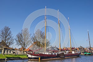 Sailing ship at the quay in Stavoren