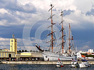 Sailing Ship Quayside Berth