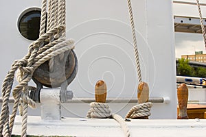 Sailing ship's rigging