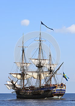 Beautiful sailing ship in Baltic sea, Sweden - Scandinavia