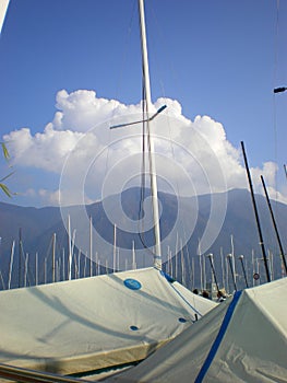 Sailing sky yacht club Lugano