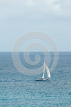 Sailing Sloop in the Caribbean II photo