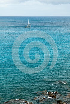 Sailing Sloop in the Caribbean III photo