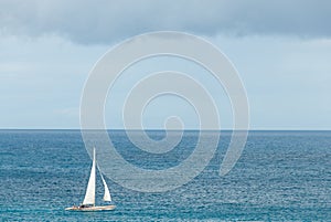 Sailing Sloop in the Caribbean V