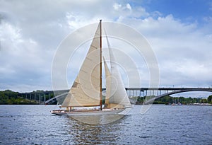 Sailing in Stockholm City