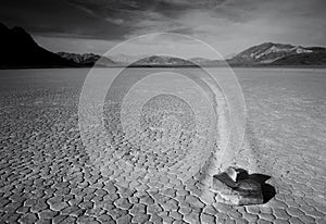 Sailing stone at Racetrack Playa.