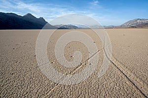 Sailing stone at Racetrack Playa.