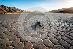 Sailing stone at Racetrack Playa.