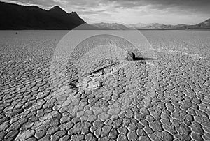 Sailing stone at Racetrack Playa.