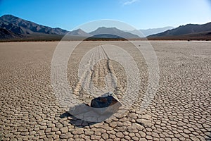 Sailing stone at Racetrack Playa.