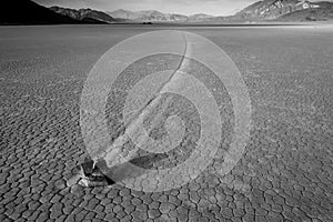 Sailing stone at Racetrack Playa.