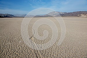 Sailing stone at Racetrack Playa.