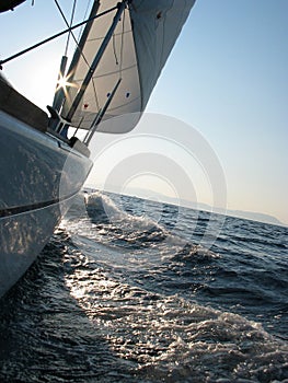 Sailing to Elba
