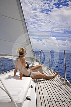 Sailing in the tropics photo