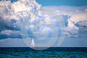 Sailing Under The Clouds photo