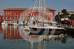 Sailing Vessels in the port of Naples