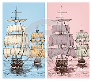 Sailing wallpapers or sailboats design