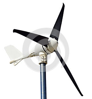 A sailing Wind Generator. Isolated With a Clear Background PNG File Attatched
