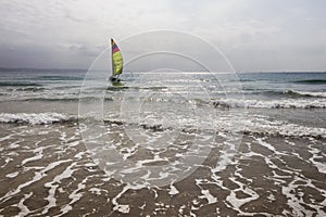 Sailing Yacht Beach Ocean