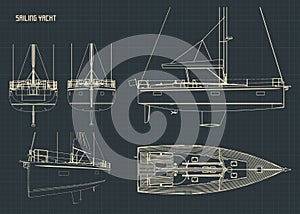 Sailing Yacht Blueprints photo