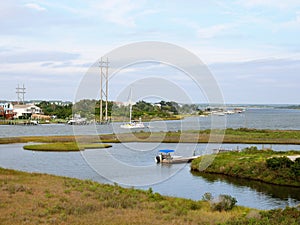 Sailing yacht on the ICW photo
