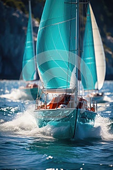 Sailing yacht regatta