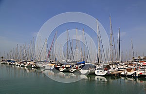 Sailing yachts in Herzliya Marina